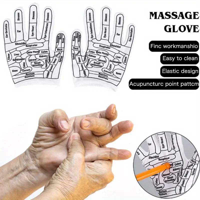 Acupressure Reflexology Massage Gloves