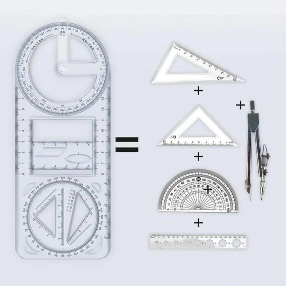 All in one - Multifunctional Geometric Ruler.g (Buy 1 Get 1 Free).g