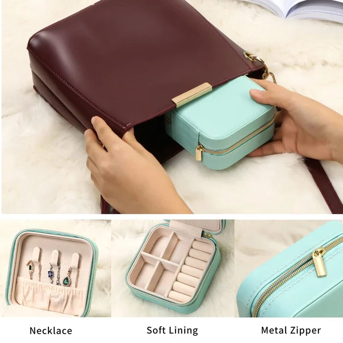 Cute Jewellery Organizer Box- Travel & Purse Friendly
