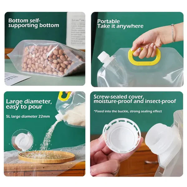 Moisture Proof Sealed Storage Containers- 1500 ML storage