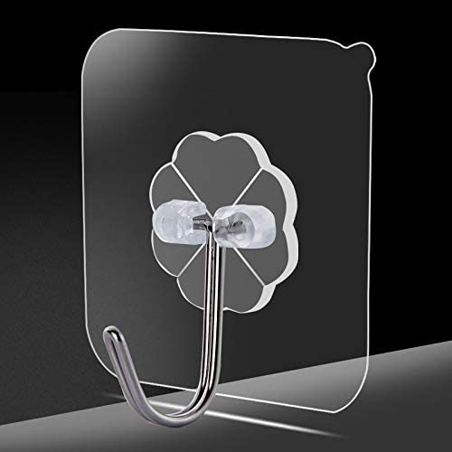 10 - Pieces 180 Degrees Adhesive Wall Hooks