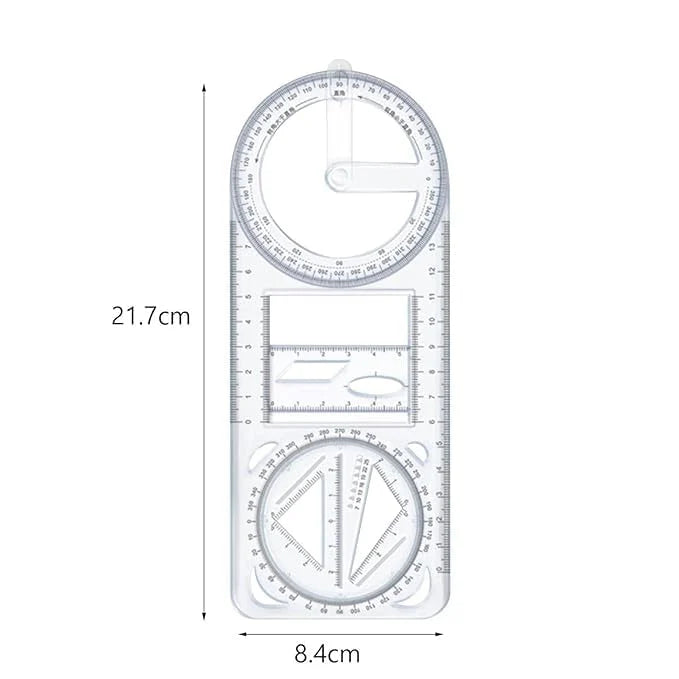 All in one - Multifunctional Geometric Ruler.g (Buy 1 Get 1 Free).g
