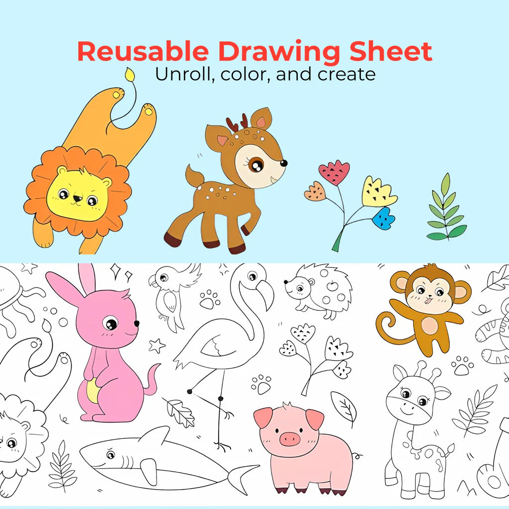 Drawing Roll for Kids- Sticker 300x30 cm-g.