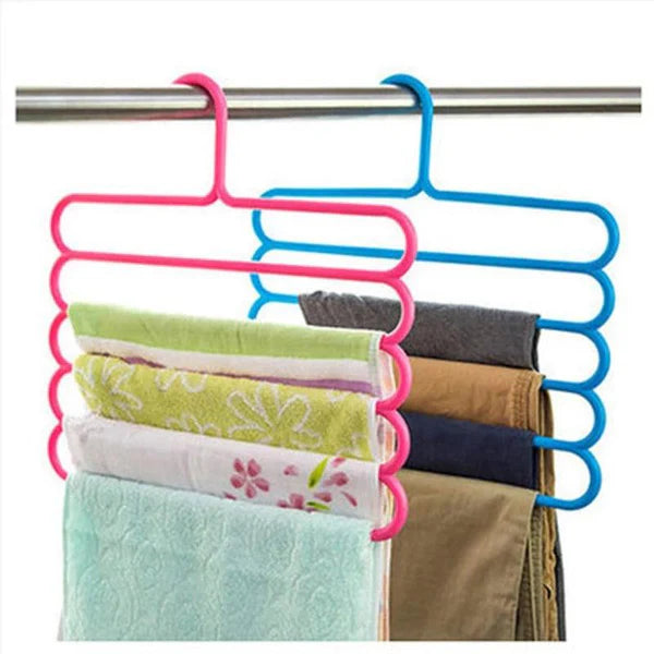 COMBO🔥-9 in 1 Multi section Hanger + 5 layer hanger (2 each- Total 4 Hangers)