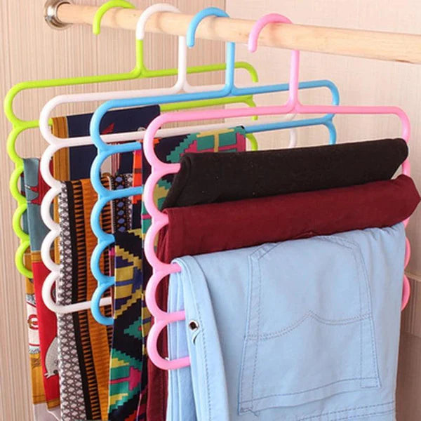 COMBO🔥-9 in 1 Multi section Hanger + 5 layer hanger (2 each- Total 4 Hangers)