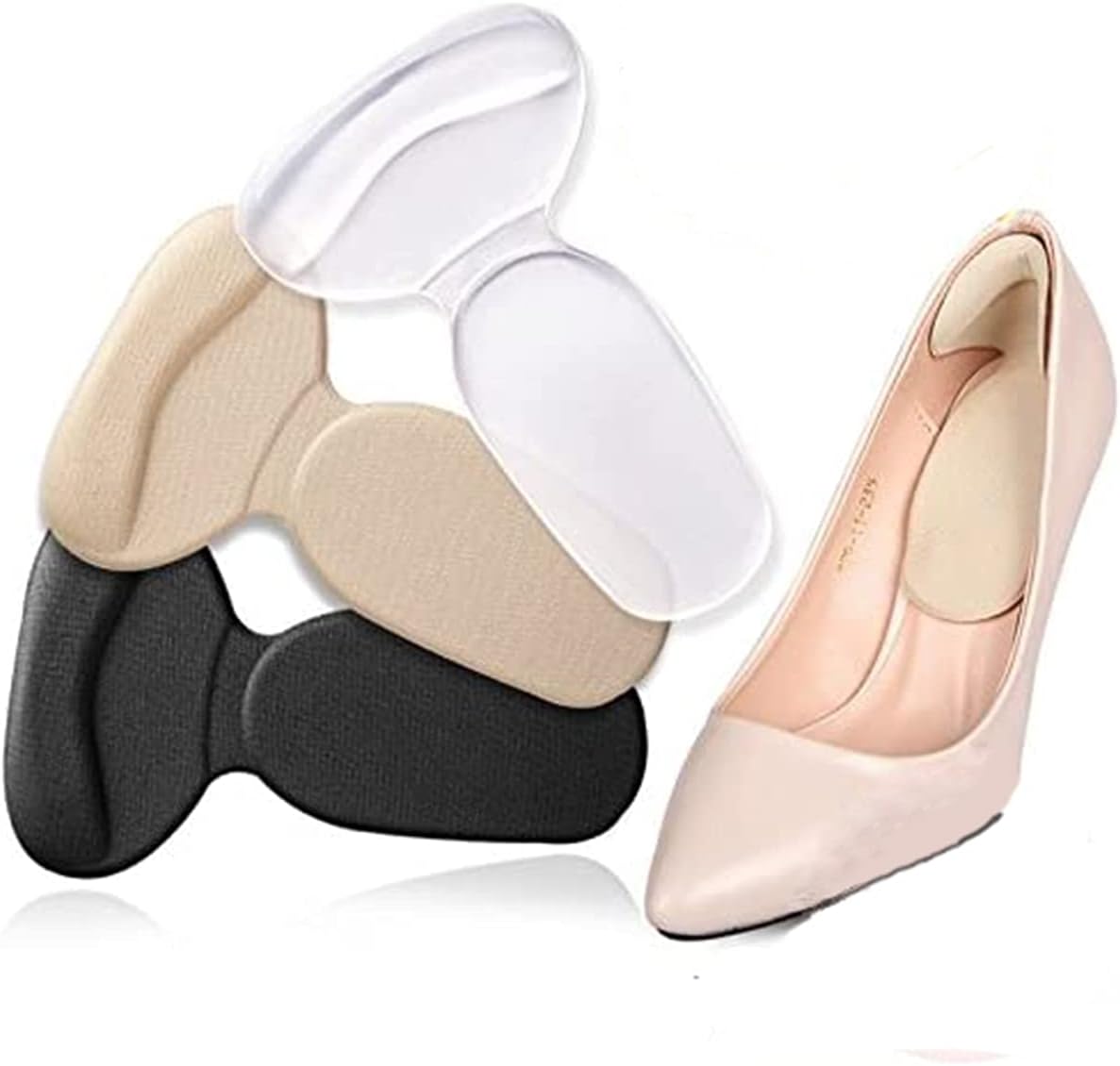 Heel Protector Pads- Stickable and Reusable- For Lose Shoes And Hurting Foot