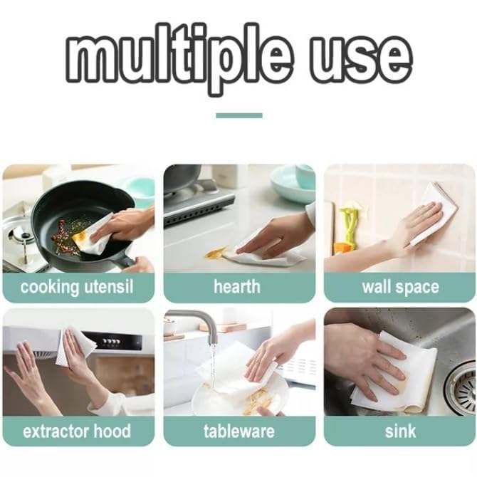 Multipurpose Cleaning Wet Wipes for Kitchen & Home – Tough on Grease, Easy to Use; g