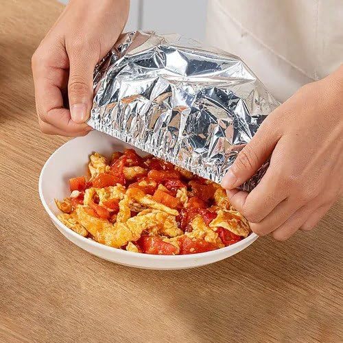 Aluminium Food Cover Foil Wraps- Stretchable & Reusable-.g