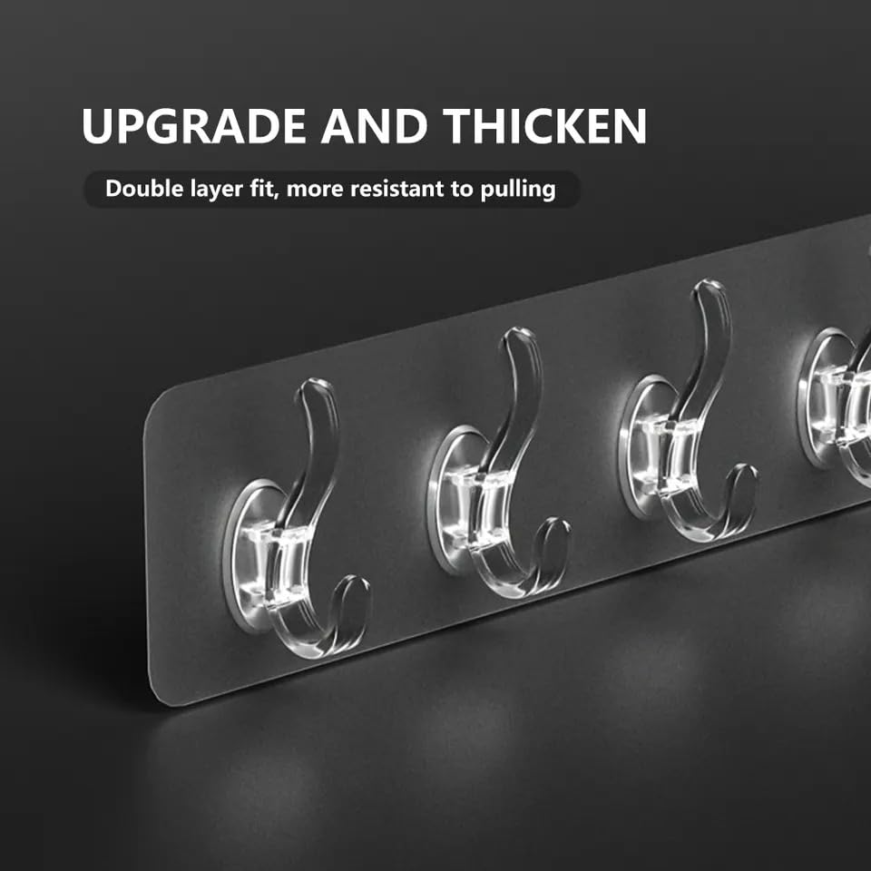 6 Hook Adhesive Strip- Heavy Duty. f