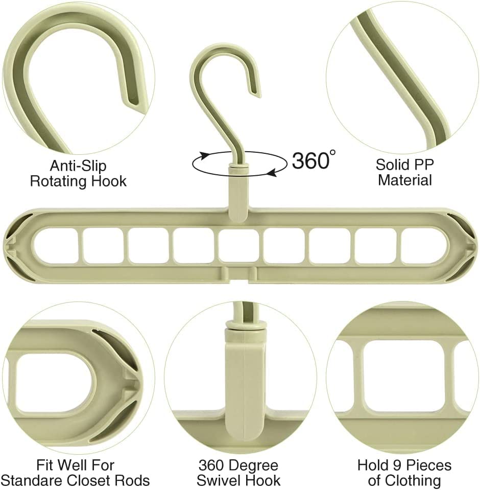 Space Saving 9 in 1 Hanger- .g