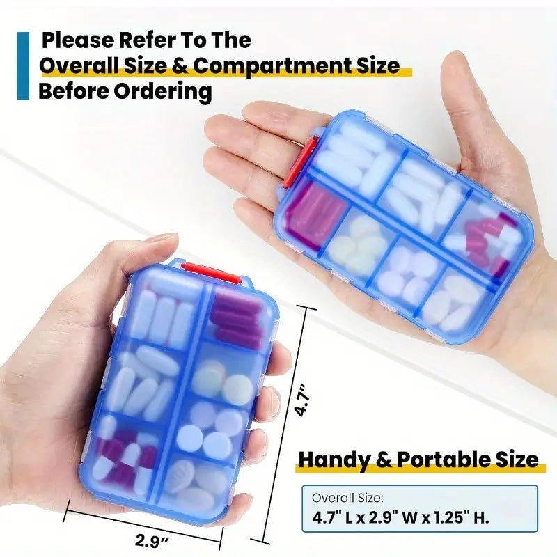 Recommended by Doctors 7-Day Pill Organizer - Dustproof & Moisture-Proof (BUY 1 GET 1 FREE).g