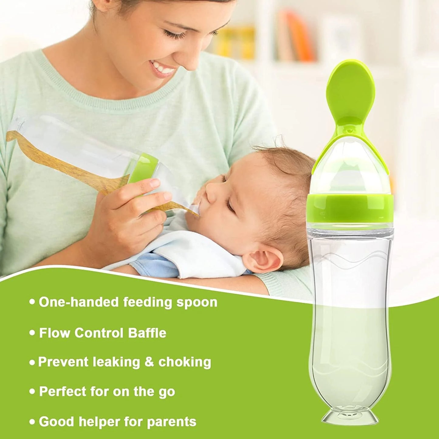 Baby Feeder Bottle- Squeeze and Sip g.