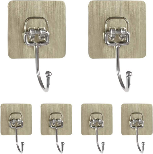 Premium Adhesive -Golden Hanger Hooks .f
