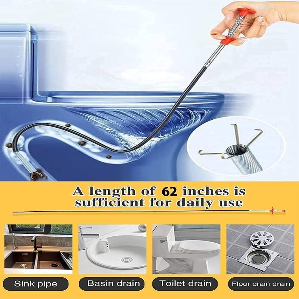 FlexiClean Sink Clean Steel Pipe- 360 degree movement- .f