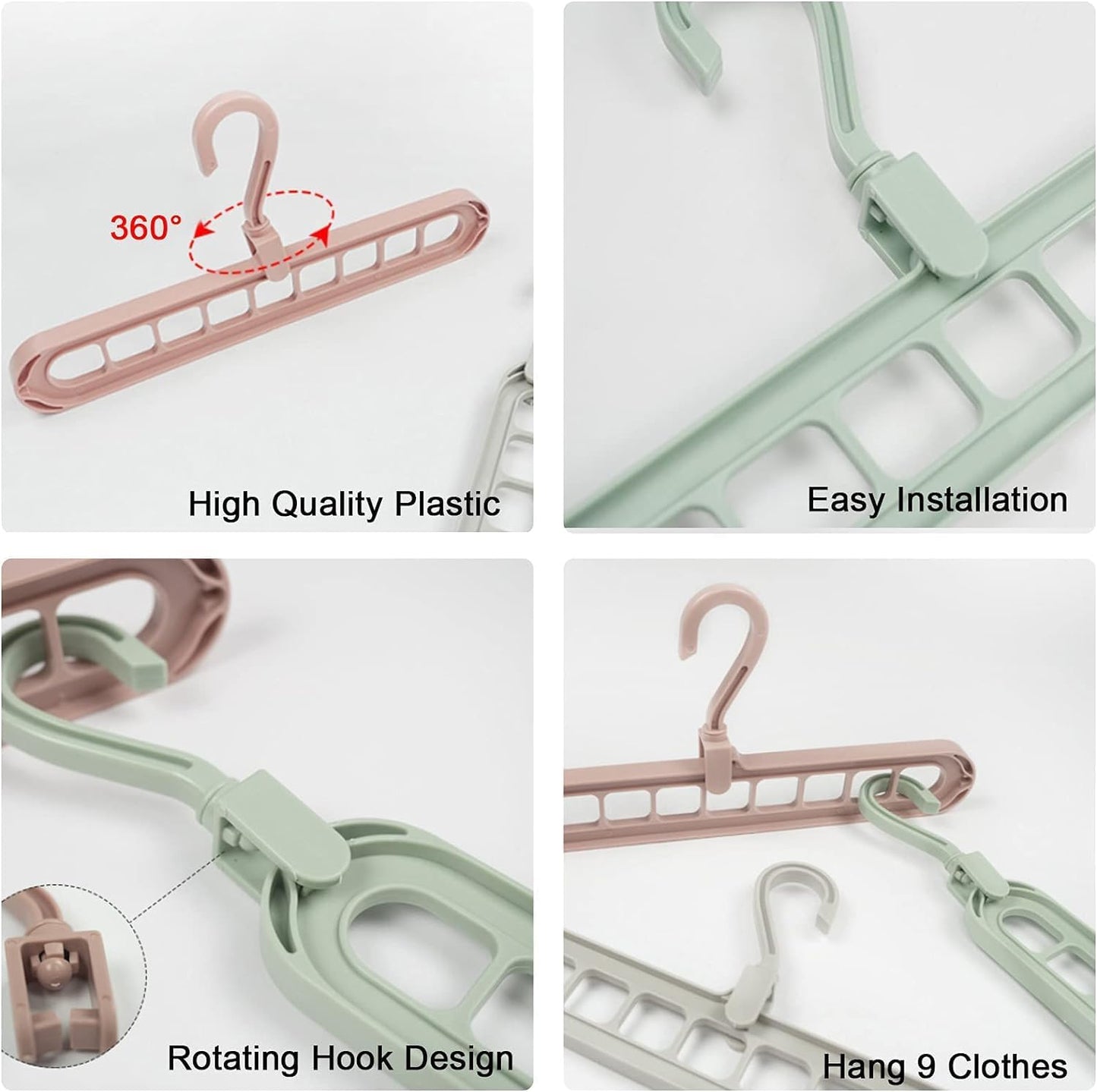 Space Saving 9 in 1 Hanger- .g