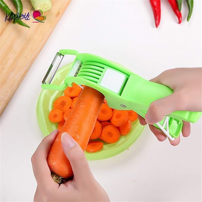 Kitchen Cutter Combo🔥- 5 Blade Scissors + Vegetable Cutter