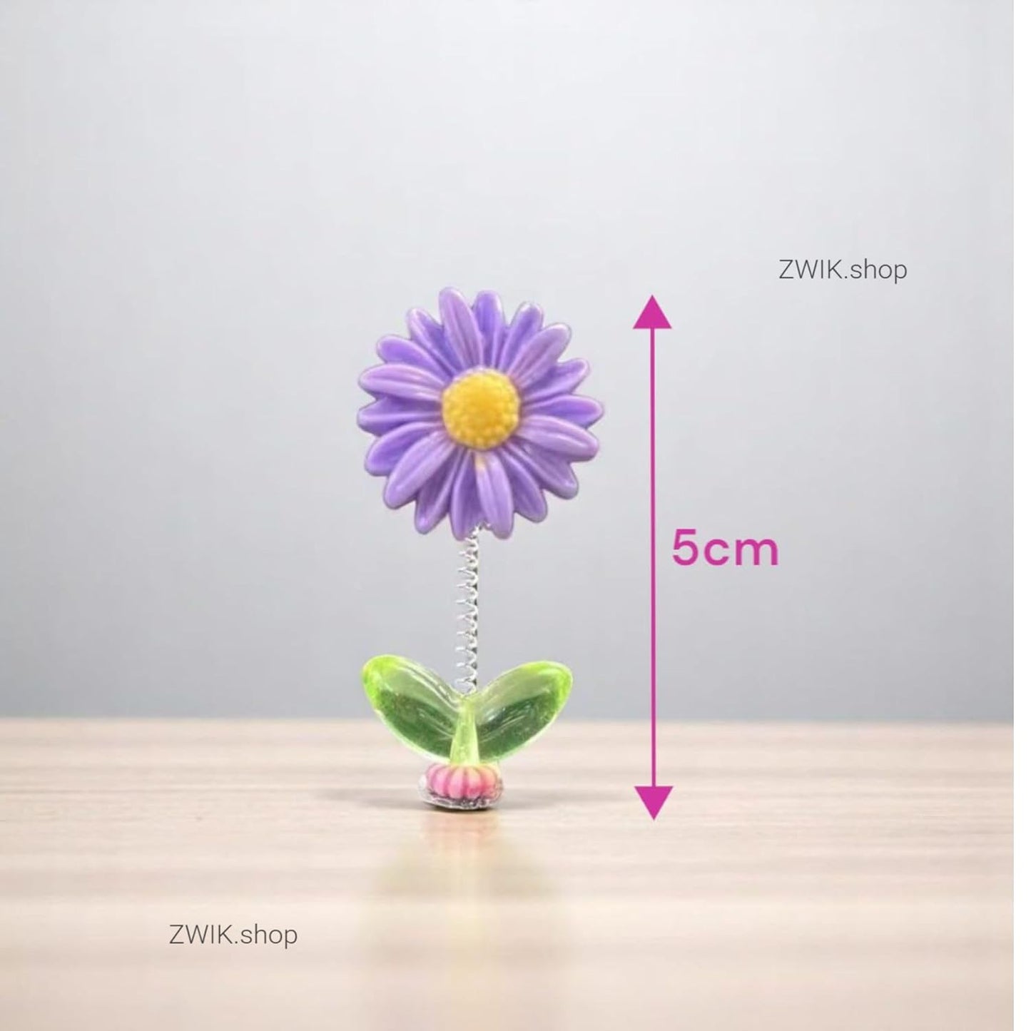 Cute Dancing Sunflower Car Dashboard Decor – Mini Shaking Flower Set (5 PCS);f