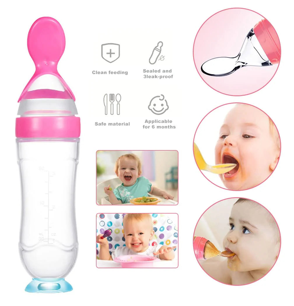 Baby Feeder Bottle- Squeeze and Sip g.
