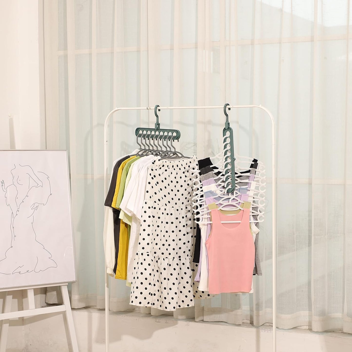 Space Saving 9 in 1 Hanger- .g
