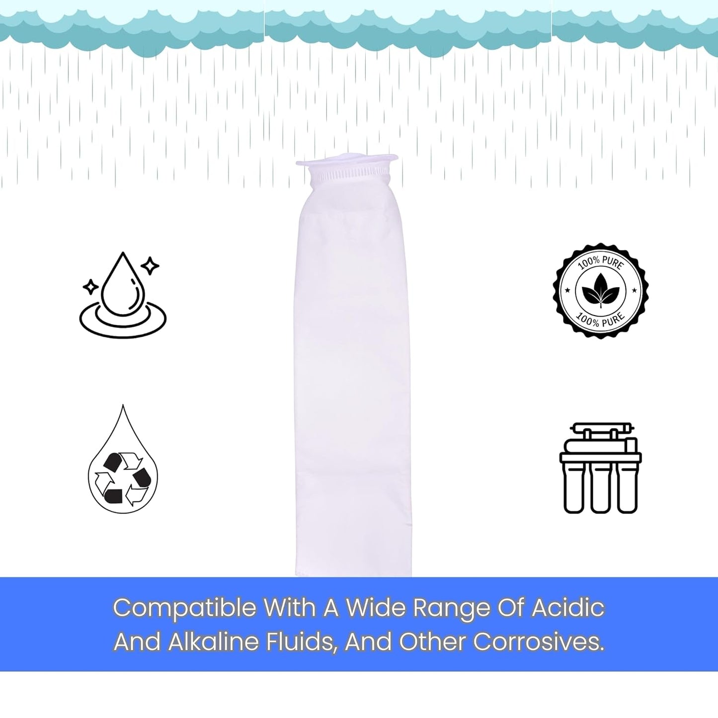Whole House Water Filter Cartridge | Sediment, Sand, Rust & Dirt Removal :f