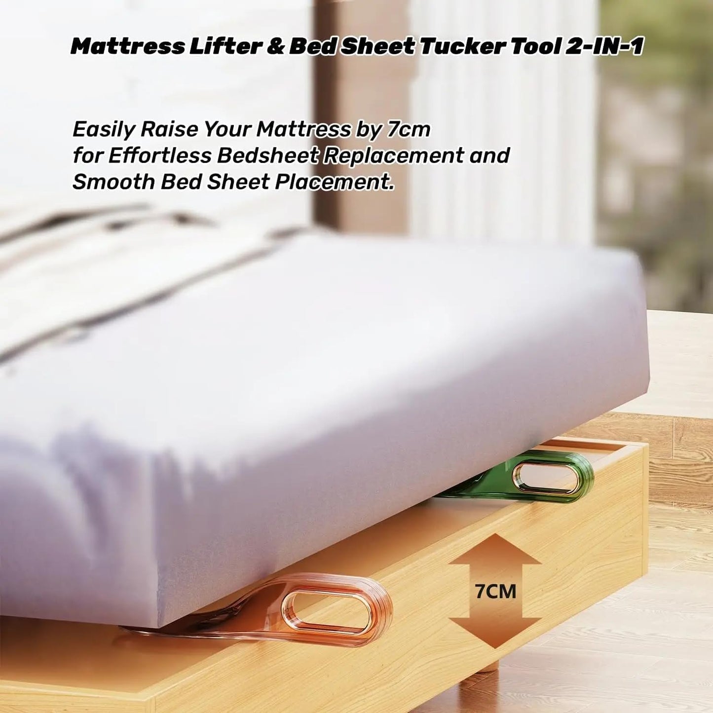 Bedsheet Tucker & Mattress Lifter Tool- .f
