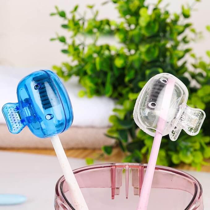 Germ Protector Cap Cover for Tooth Brush - .f