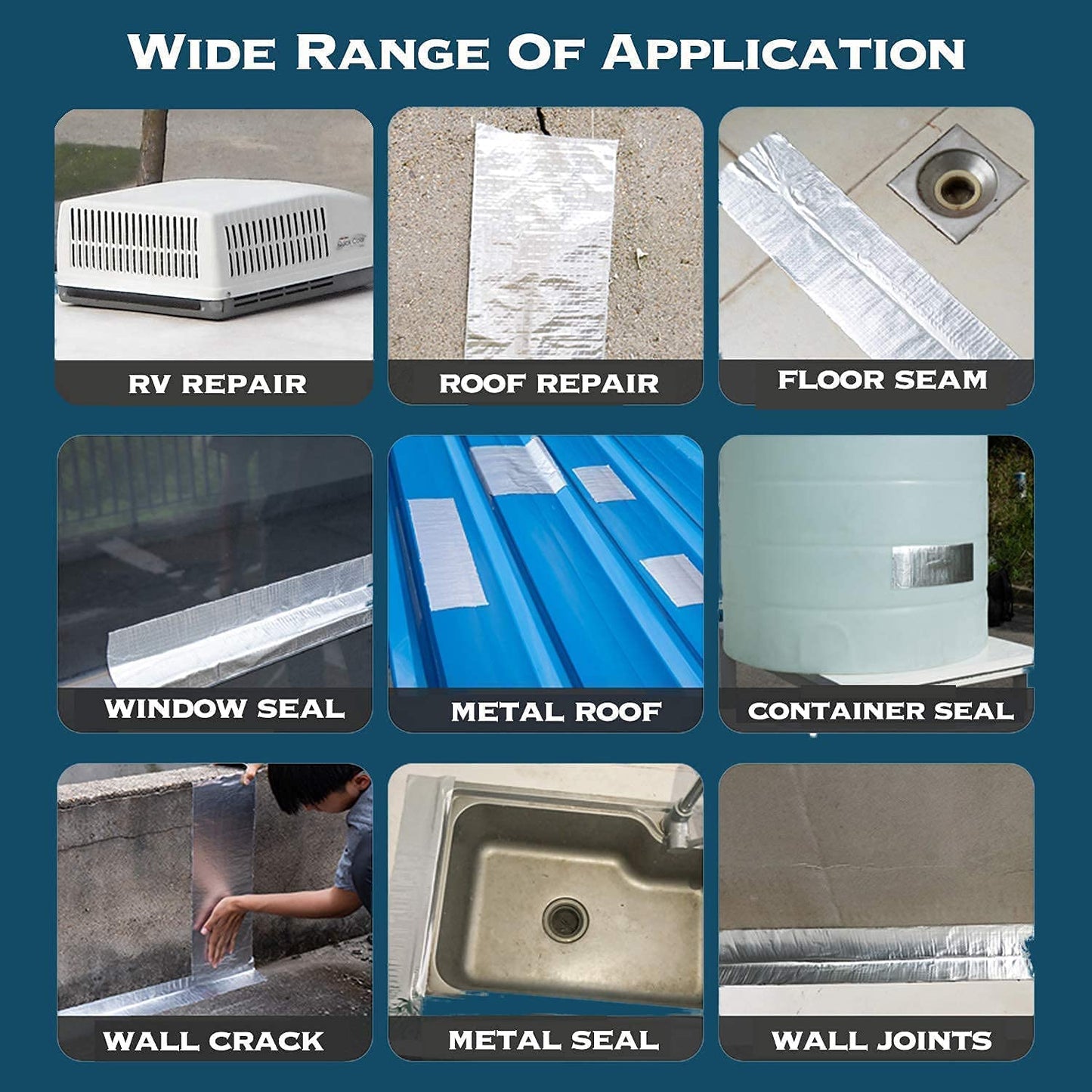 Leakage Repair Aluminium Waterproof Tape- .g