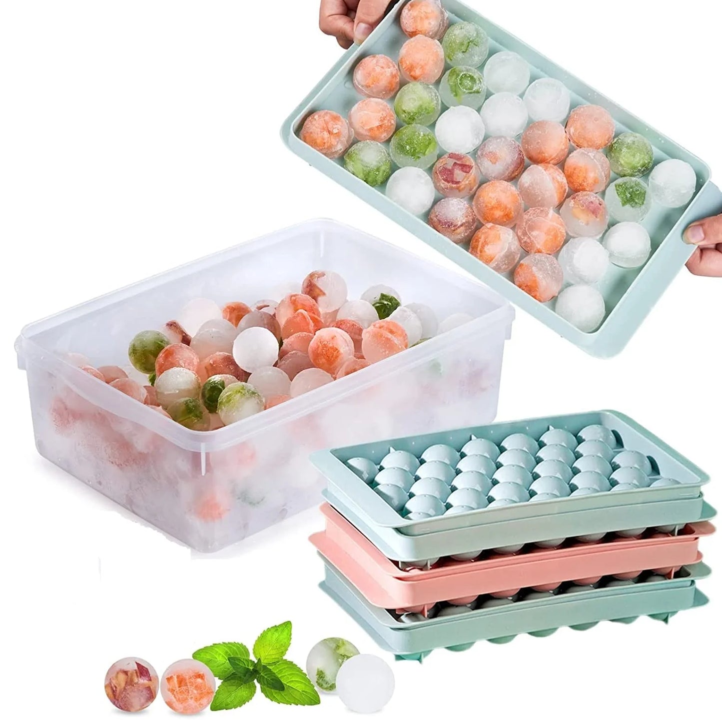 Ball Shape Ice, Moulds- For perfect round ice balls (Buy 1 Get 1 Free)
