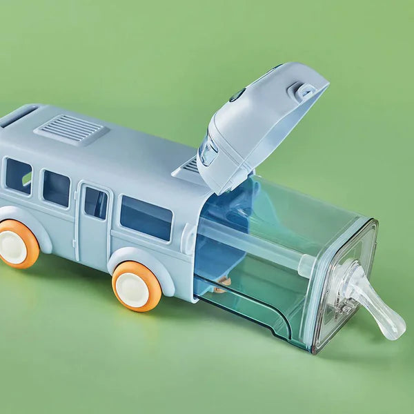 Bus Water Bottle For Kids- Play & Drink