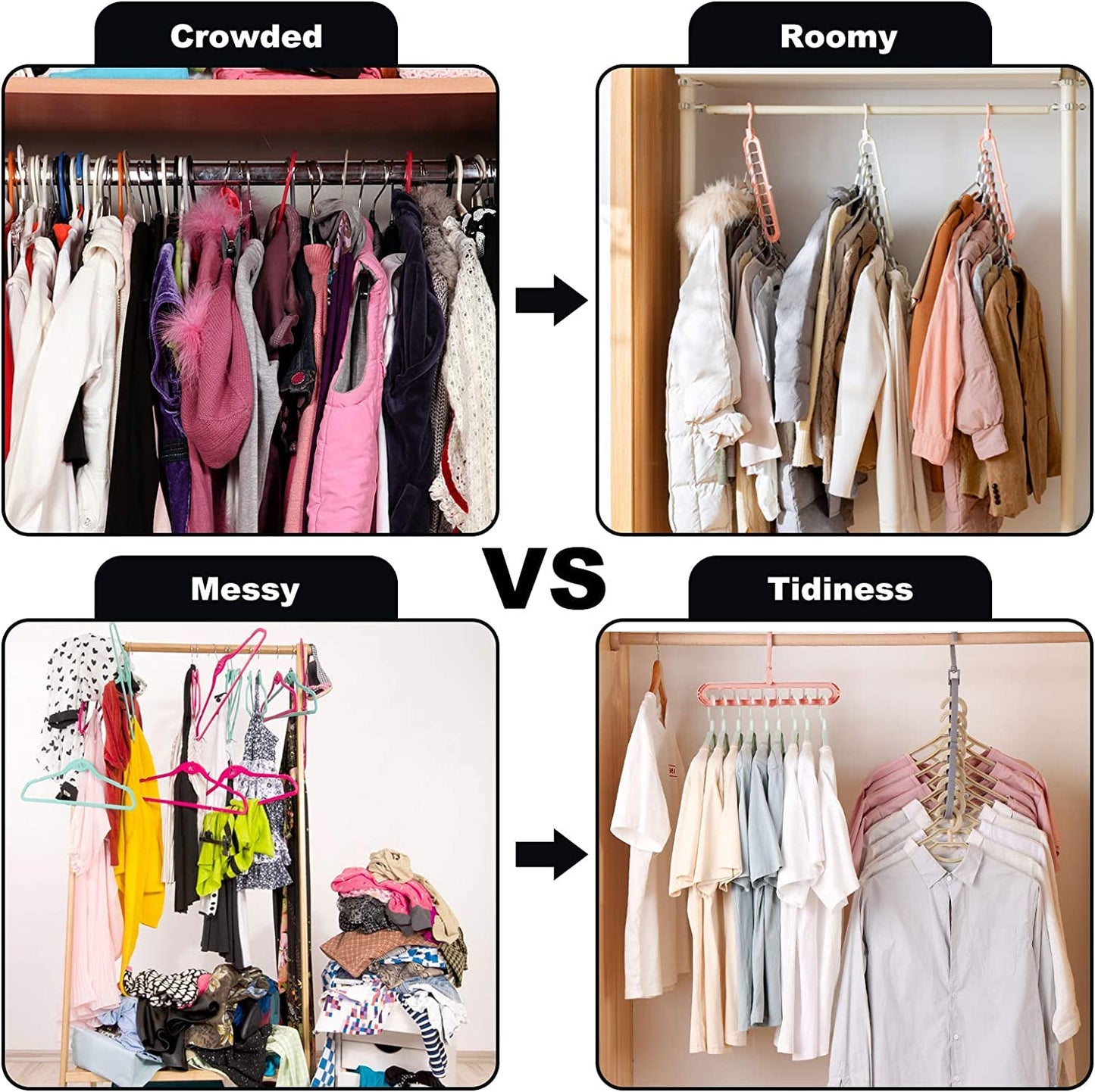 Space Saving 9 in 1 Hanger- .g