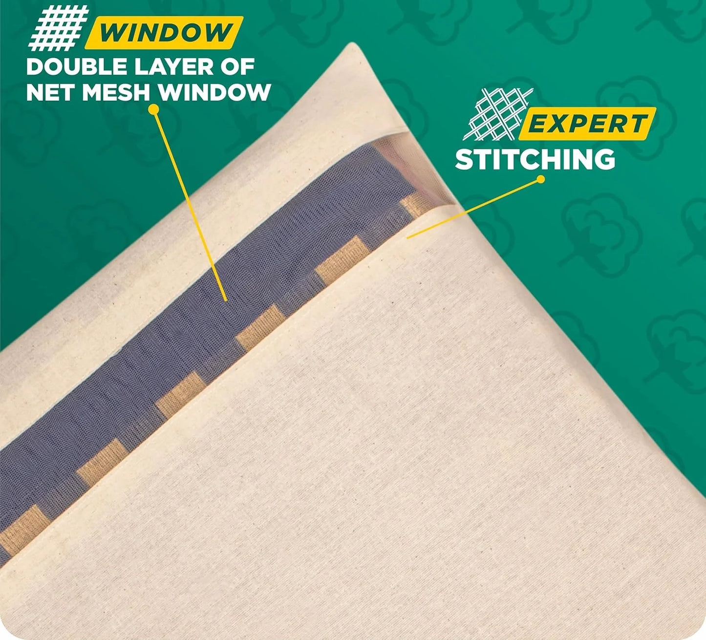 Premium Cotton Saree Covers with ZIP Lock-.g