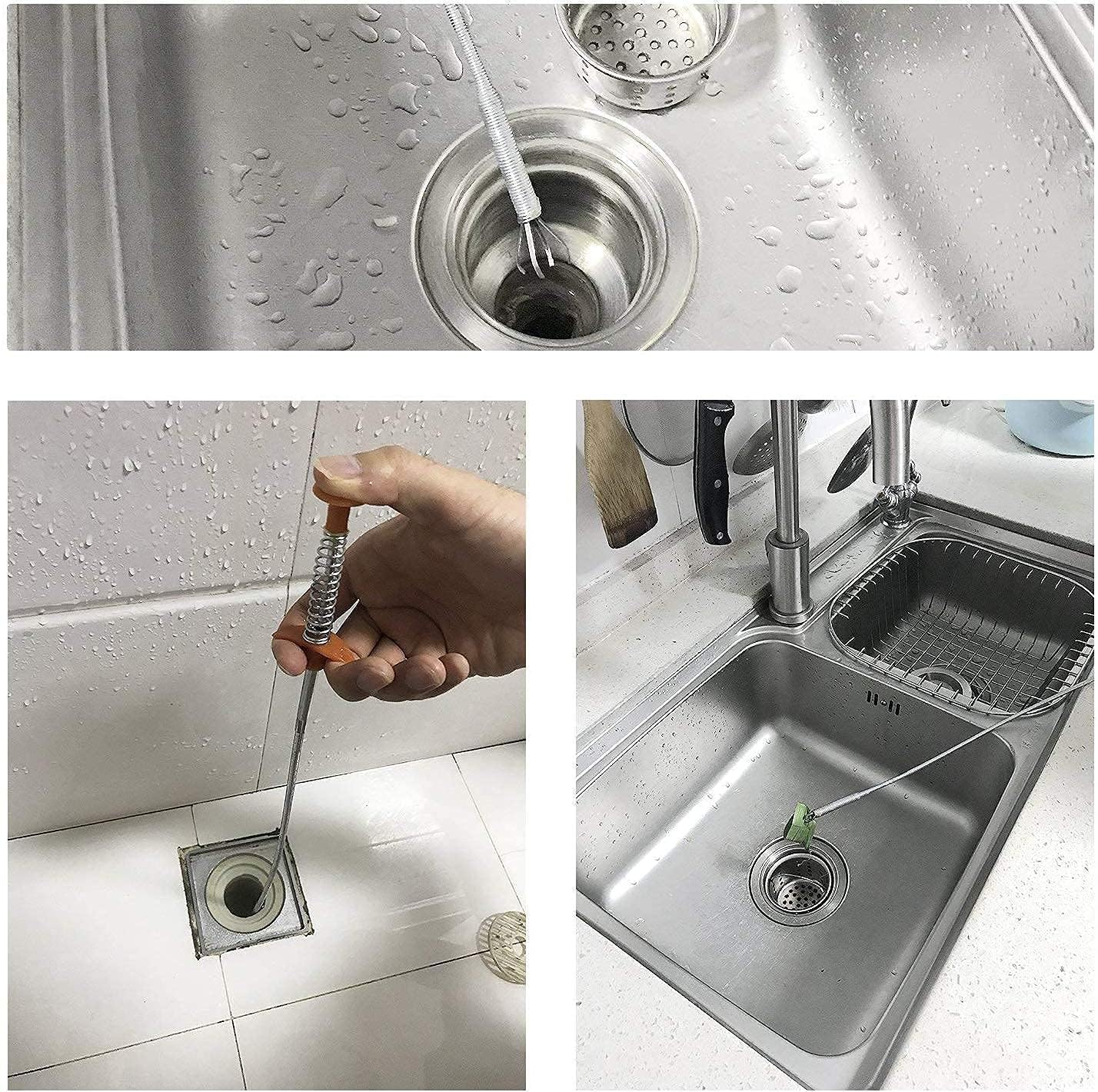 FlexiClean Sink Clean Steel Pipe- 360 degree movement- .f