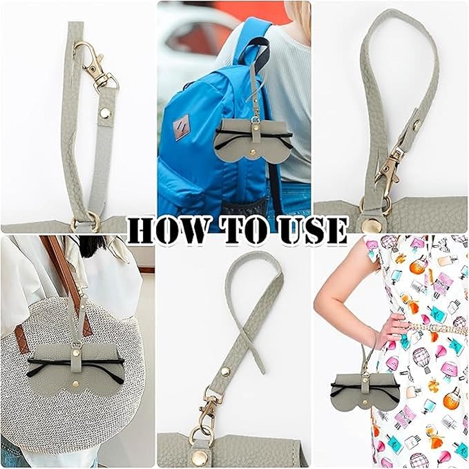 Portable Sunglasses & Eyeglasses Case Pouch – Soft Protective Cover