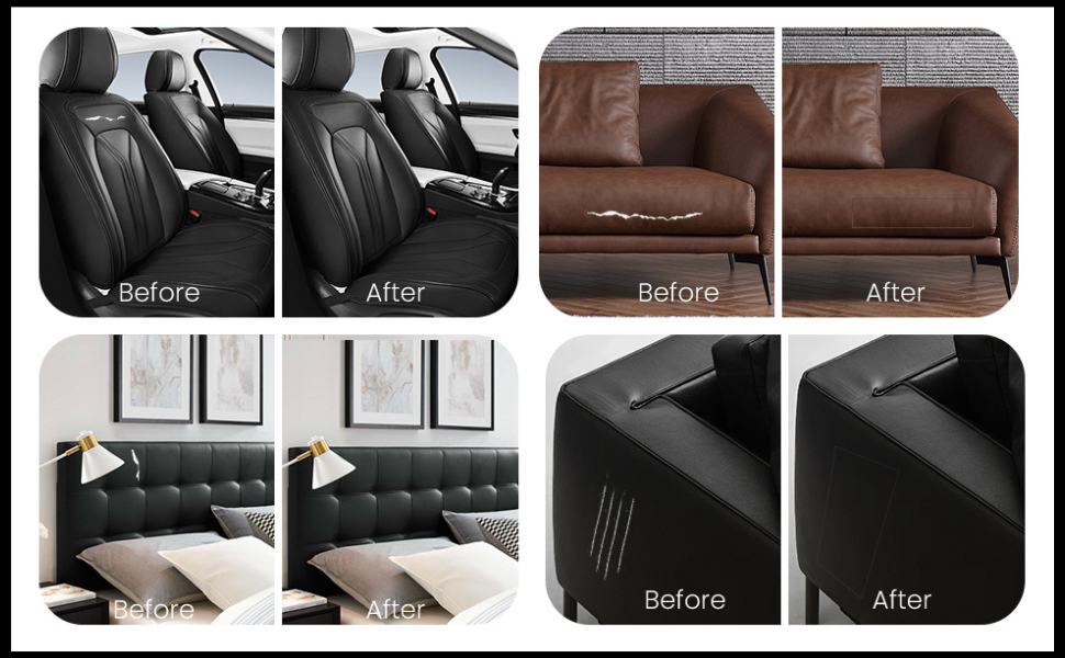 Adhesive Leather Repair Patch – (30x60 cm) Quick Fix (Pack of 2), g