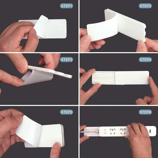 Punch-free Socket Slider Holder - Adhesive