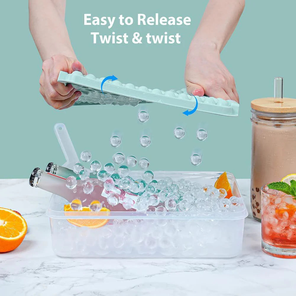 Ball Shape Ice, Moulds- For perfect round ice balls (Buy 1 Get 1 Free)