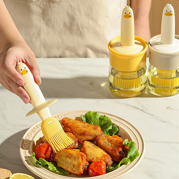 Duck Silicone Oil Jar- 2 in 1  (Buy 1 Get 1 Free)-.g