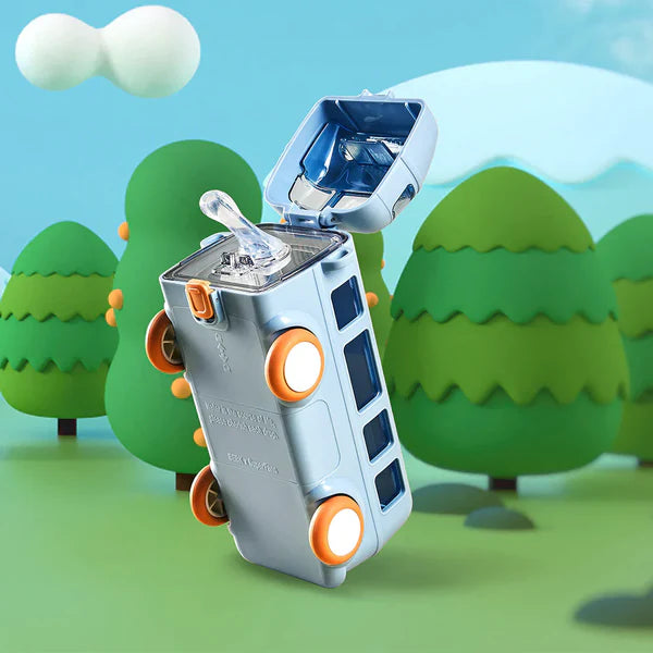Bus Water Bottle For Kids- Play & Drink