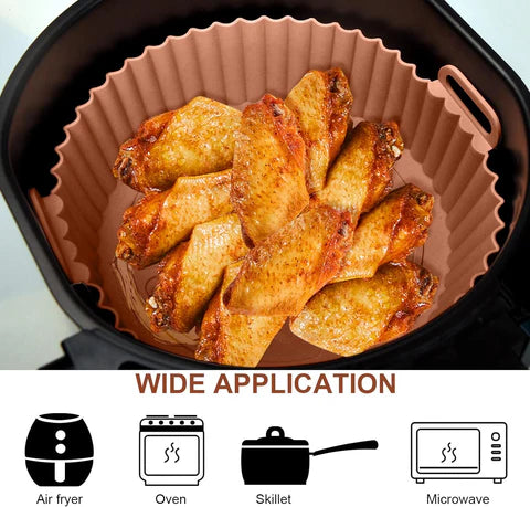 Silicone Reusable Baking Tray- For Air fryer & Oven.g