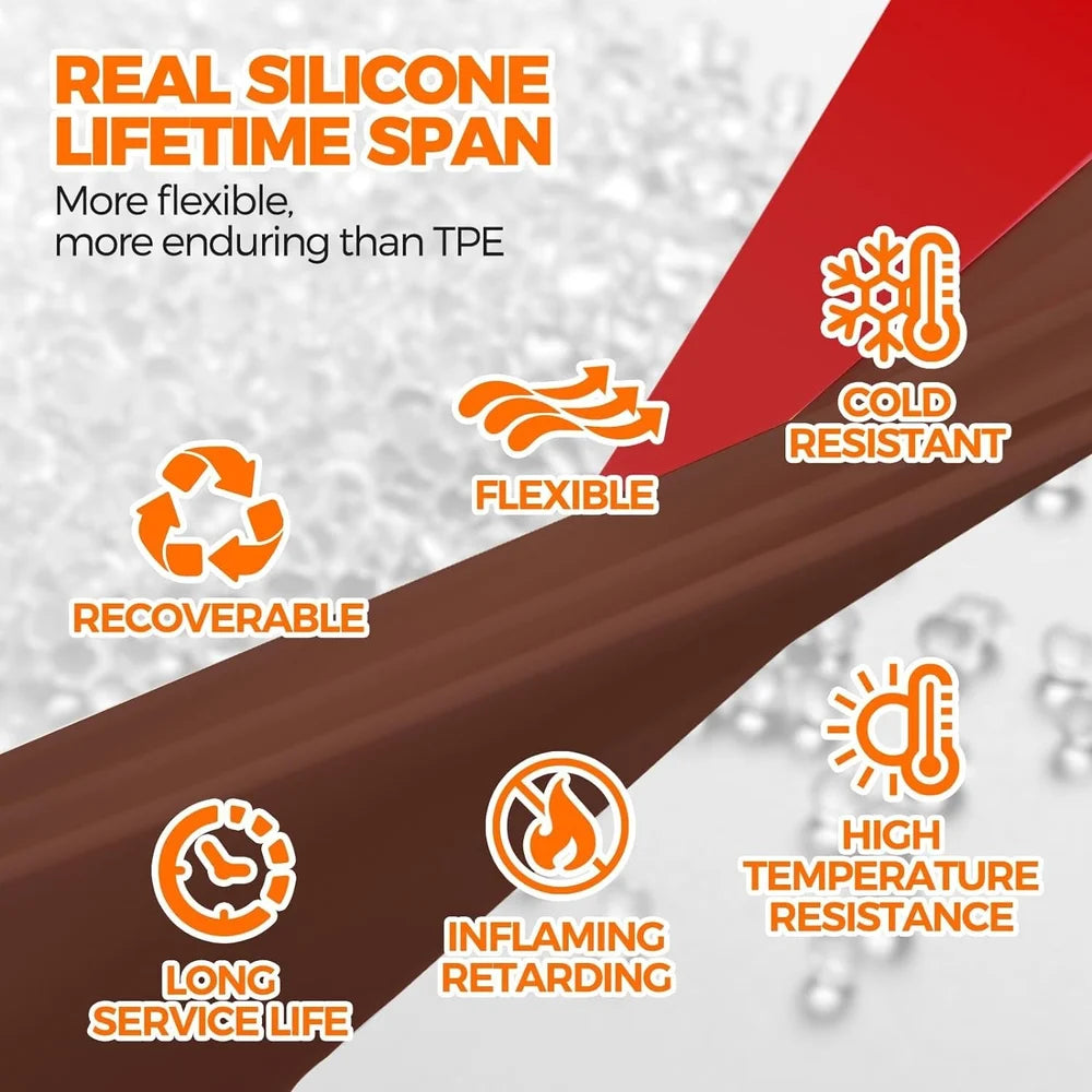 Door Bottom Sealing Strip – Adhesive Gap Protector, Dust & Insect Blocker-g