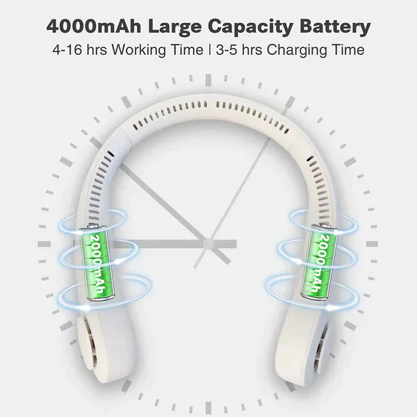 AirCool Wearable Fan- Rechargeable