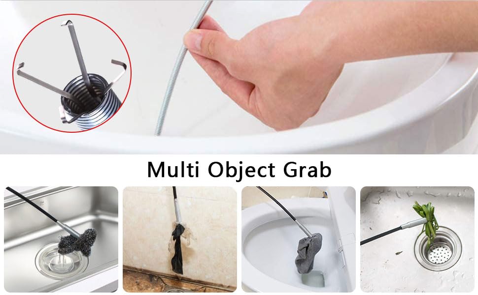 FlexiClean Sink Clean Steel Pipe- 360 degree movement- .f