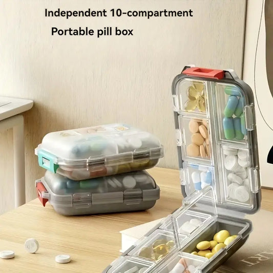 7-Day Pill Organizer - Dustproof & Moisture-Proof Recommended by Doctors (BUY 1 GET 1 FREE)