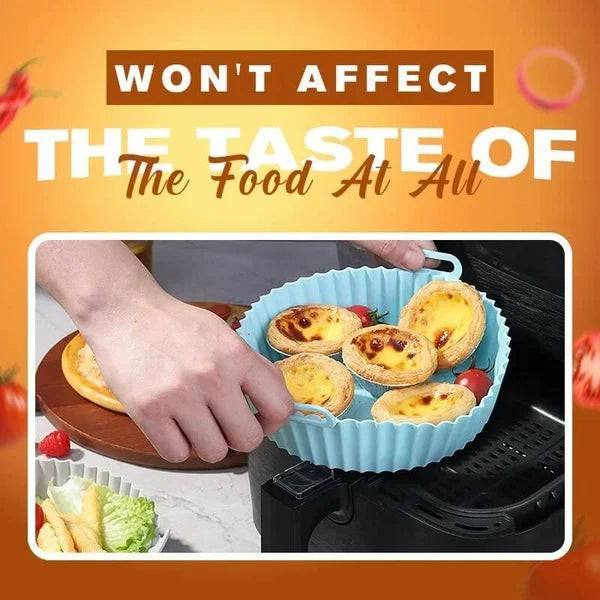 Silicone Reusable Baking Tray- For Air fryer & Oven.g