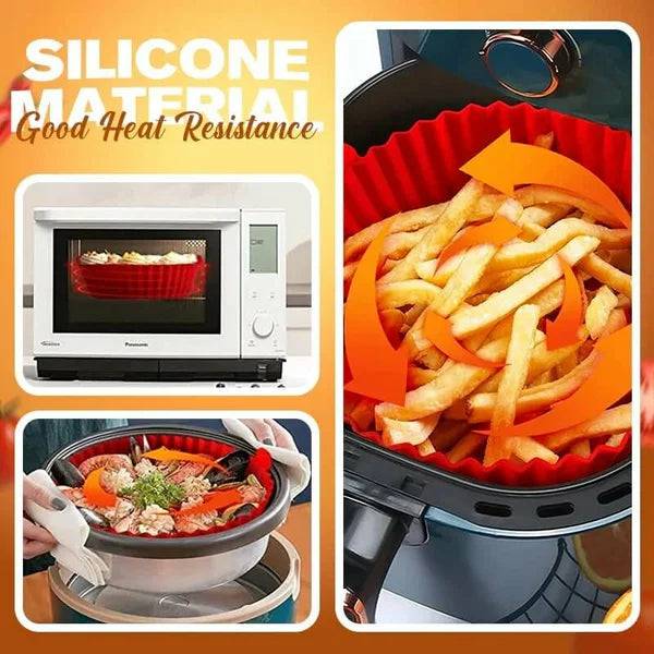 Silicone Reusable Baking Tray- For Air fryer & Oven.g