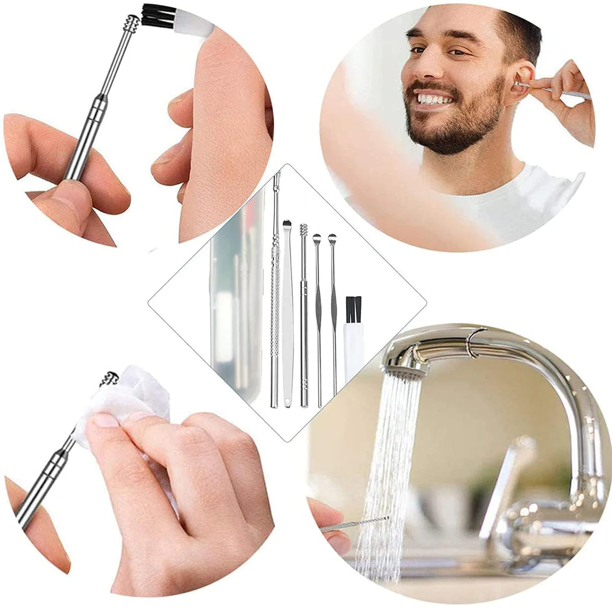 ClearEar™ - Ear Wax Removal Kit (6-Piece Set) 🌿👂.g