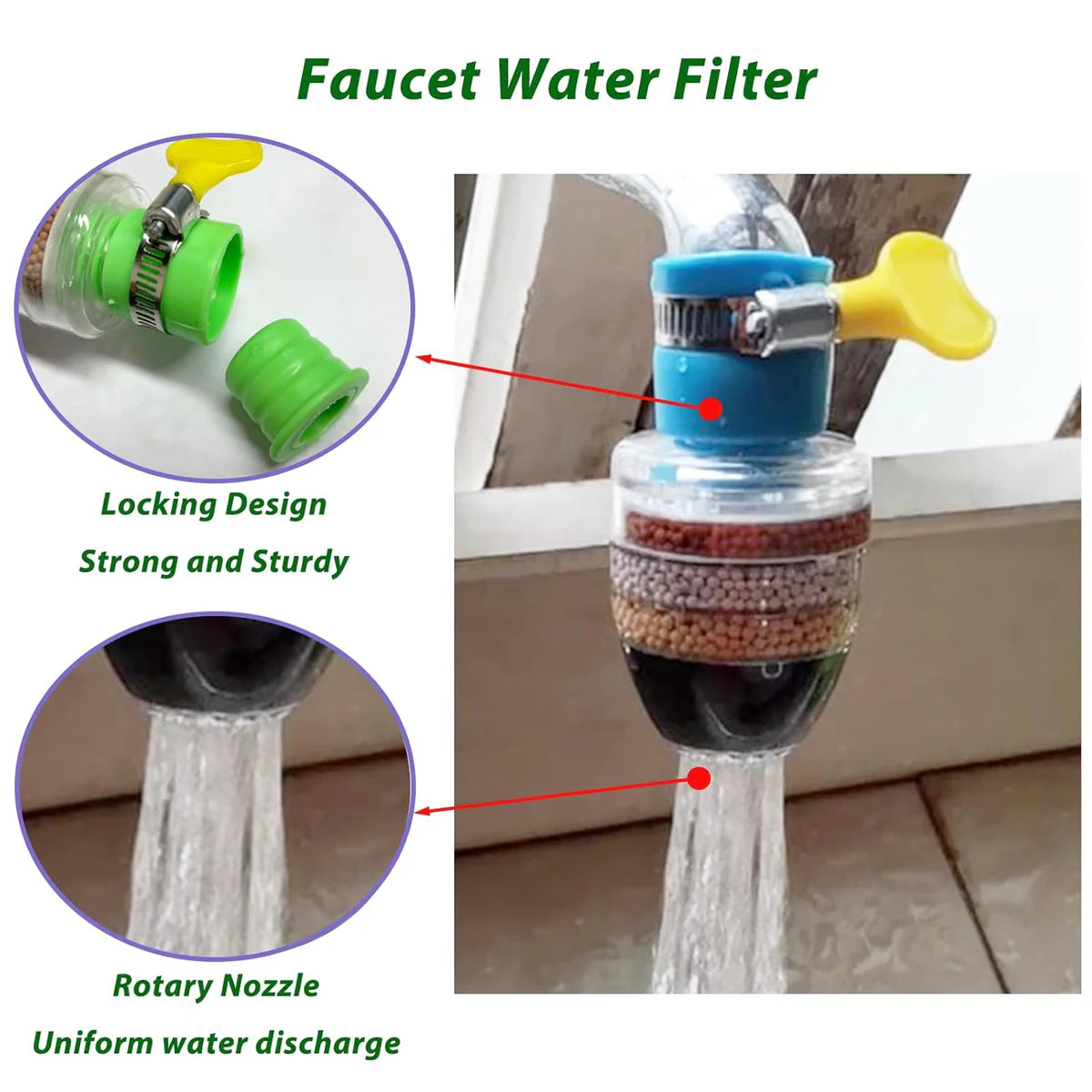 CleanTap™ - Multi-Layer Activated Carbon Water Faucet Filter 💧✨ (Buy 1 Get 1 Free🔥🔥).g