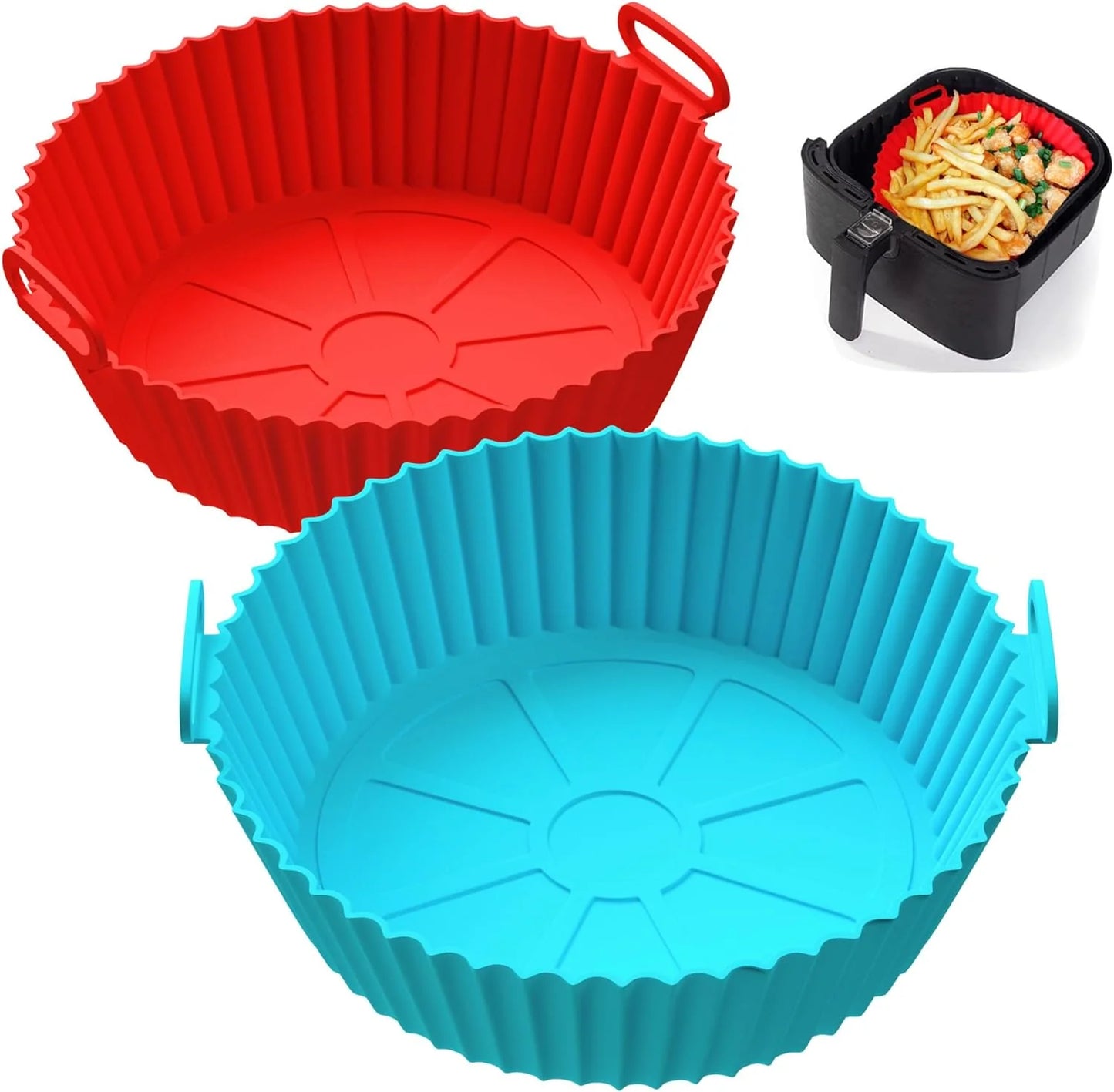 Silicone Reusable Baking Tray- For Air fryer & Oven.g