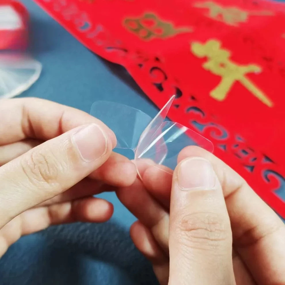 Double-Sided Adhesive Sticker Strips – Strong, Clean & Easy to Use- (Pack of 120 strips) ,g