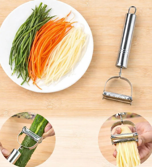 Multipurpose Stainless Steel Vegetable Peeler – Julienne Cutter & Slicer Tool: f